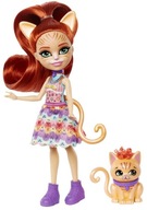 Bábika MATTEL ENCHANTIMALS TARLA TABBY + mačiatko CUDDLER HHB91 194M123