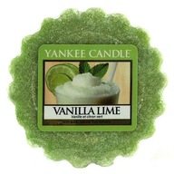 Čas vosku s vôňou Yankee Candle Vanilla Lime