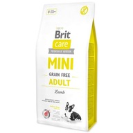 Brit Care Dog MINI Bezobilné dospelé jahňacie krmivo pre psov Jahňacie mäso 7 kg