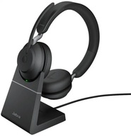 Slúchadlá Jabra Evolve2 65, Link380a (USB-A) MS Stereo Black + Station