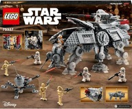 Lego Star Wars AT-TE 75337 súprava chodiaceho stroja Tehly a elektronická kniha 4v1