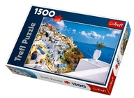 Puzzle Santorini, Grécko 1500 Trefl