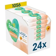 Pampers Harmonie Protect & Care vlhčené obrúsky 24 x 44 ks.