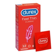 Durex Feel Thin Classic tenké kondómy 12 ks