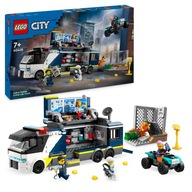 Policajné nákladné auto LEGO City s laboratóriom zločinu 60418