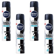 NIVEA Antiperspirant Black White 4 x 200 ml