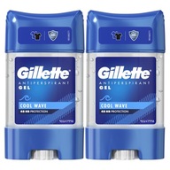 Gillette Cool Wave gél antiperspirant 2 x 70 ml