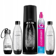 SodaStream Terra carbonator 3 fľaše + CO2 čierny