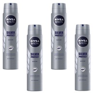 NIVEA Antiperspirant Silver Protect 4 x 200 ml