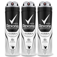 Rexona Men Black White Antiperspirant 3x150 ml