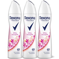 Rexona Sexy Bouquet Antiperspirant v spreji 3x150 ml