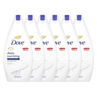 Dove Deeply Výživný sprchový gél 6x450ml