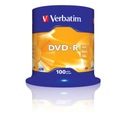 VERBATIM DVD-R disky 4,7GB 16x torta 100ks PROMO!!