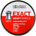 Diabolo JSB EXACT HEAVY pelety 4,52 mm 4,52 HEAVY