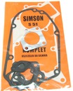 Tesnenie motora Simson S-51 Gat I PL, piesty Almot