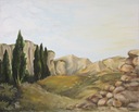 Pozadie pre vianočný betlehem 'Cyprus' - 70x100cm