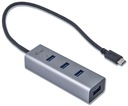 i-Tec METAL USB-C HUB 4-portový USB3.0 Thunderbolt3