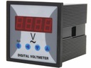 VOLTMETER DIGITÁLNEJ DOSKY 0-500 VAC 1-FÁZOVÝ ALARM