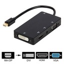 Adaptér Mini DisplayPort DP na HDMI DVI VGA 3 v 1