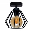 LAMPA PLAFON DRÁTOVÁ LAMPA DIAMANTOVÁ LOFT EDISON