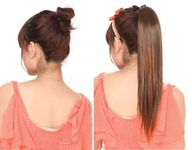 55cm PONYtail, clip-in predĺženie, prirodzené vlasy