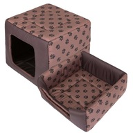 Dawn a chovateľská stanica v jednom, 2in1 Sofa Playpen Skladacia posteľ pre psa 40 x 40 cm