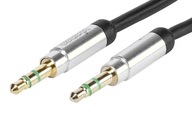 AUX kábel Malý Jack 3,5mm 2,5m 24K OFC VIVANCO