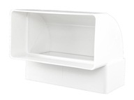 Vertikálne ploché koleno 90 stupňov 220x90 mm