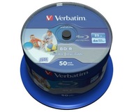 VERBATIM BD-R BLU-RAY 25GB 6x Potlač 50ks !!!!