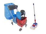 SET upratovací vozík SPARK 2X18L + MOP 40cm