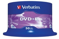 DVD+R Verbatim DVD+R 16x 4,7 GB 50P CB 43550