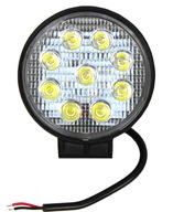 PRACOVNÁ LAMPA 9 LED okrúhla LED 12V 24V HALOGEN