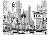 FOTOTAPETA NEW YORK COMIC 350x270cm 100404-24