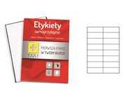 ŠTÍTKY A4 Memo Label 105x37mm 100 listov