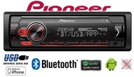 IPHONE AUTORÁDIO PIONEER MVH-S410BT USB BT