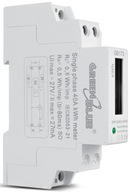 Wattmeter na DIN lištu, LCD METER SPOTREBY ENERGIE