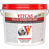 Ohňovzdorný cement na grilovanie, pečenie chleba VITCAS