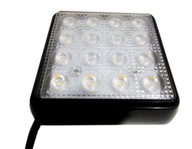 LAMPA 16 smd BIELY PAK KABINY NÁVES 12v 24v