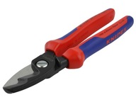 Cu Al nožnice na strihanie káblov Rezačka dvojitá 200mm KNIPEX 95 12 200