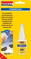 SOUDAL 84A SUPER FAST CYANOFIX SECOND GLUE 20g