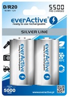 2x everActive R20/D 5500 mAh Ni-MH batérie