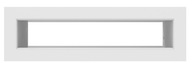 Krbová mriežka TUNEL 6x20 biela na vetranie