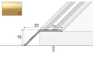 Rozťahovací uholník A39, 120cm ZLATÝ 15x37mm