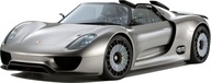 PORSCHE 918 Spyder Samolepky na stenu Auto 150x59cm