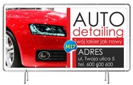 Pevný reklamný banner 3x1m Auto Detailing
