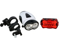 CYKLISTICKÉ OSVETLENIE CYKLISTICKEJ LAMPY KPL. 10 + 5 LED