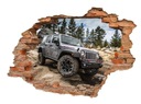 3D samolepky na stenu CARS JEEP 70x50 cm