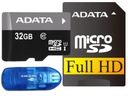 ADATA MICRO SD 32GB CLASS 10 UHS-1 karta + ČÍTAČKA