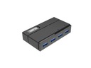 Unitek Y-HB03001 USB3 x4 hub s funkciou nabíjania