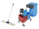 SET SPARK upratovací vozík 2x20L mop 100CM